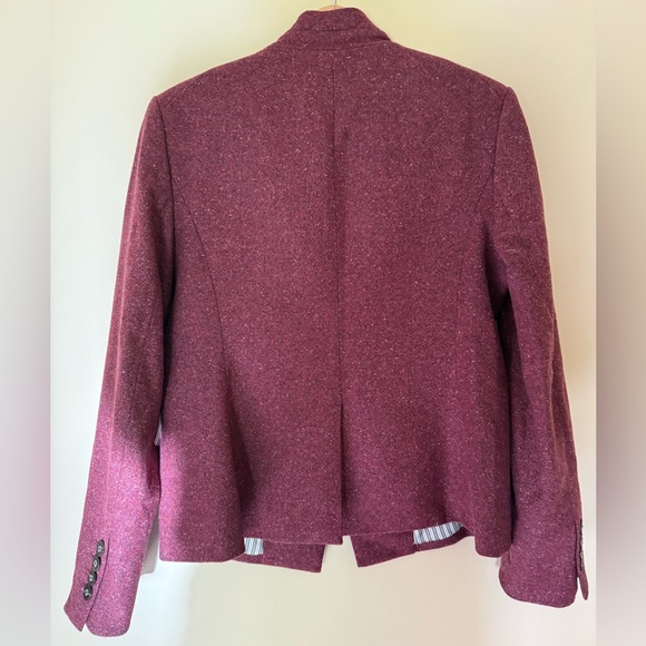 Veronica Beard Women Blazer Farley Wool Blend Berry Dickey Jacket - Picture 7 of 11